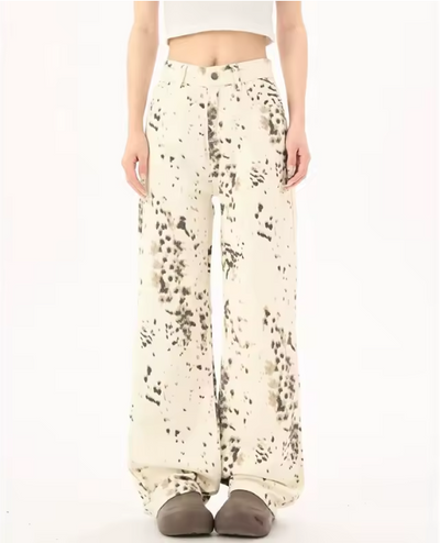 Snow Leopard Denim Jeans