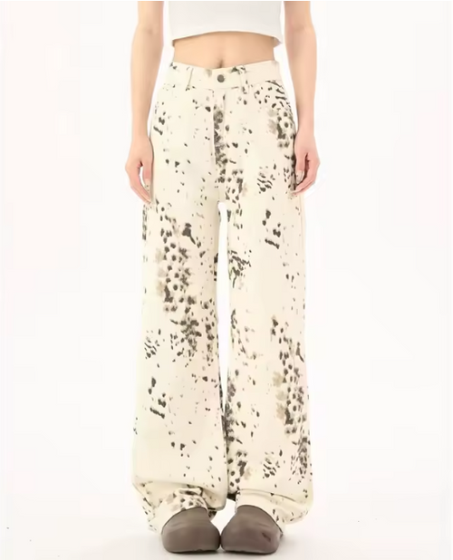 Snow Leopard Denim Jeans