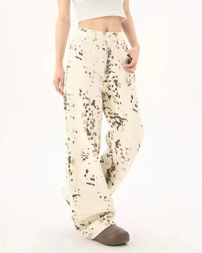 Snow Leopard Denim Jeans