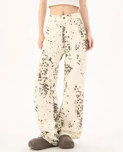 Snow Leopard Denim Jeans