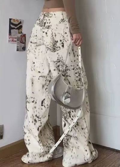 Snow Leopard Denim Jeans