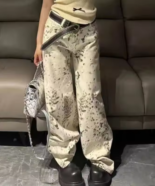 Snow Leopard Denim Jeans